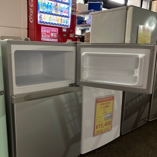 OHYAMA 2ドア冷蔵庫 PRC-B092D-S