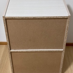 【アイリスオーヤマ2個セット】2段カラーボックスの画像