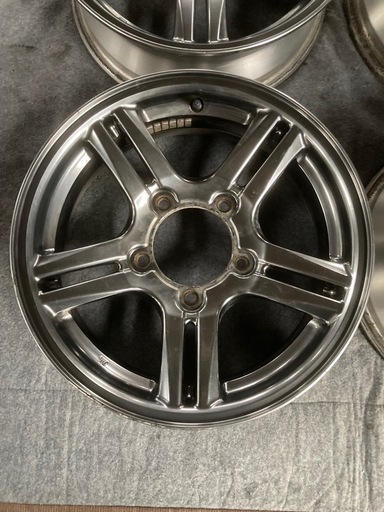 【取引中】SUZUKI スズキ ジムニー JB23 純正 16インチ アルミホイール 4本 16x5.5J +22 5H 139.7 