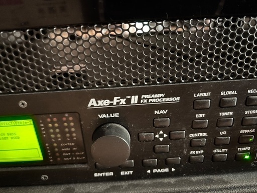 AXE-FXⅡ　＆KORG　pitch　black＆SKBケースの3点セット