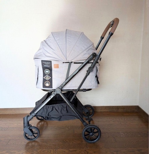 FikaGO フリートゥーゴー2 ペットカート グレー
