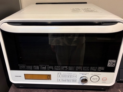 TOSHIBA 過熱水蒸気オーブンレンジ 石窯ドーム 30L グランホワイト ER 