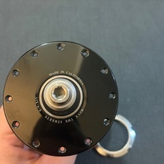 philwood  ハブ　黒色　24h 片方切り　スポークおまけ付きの画像