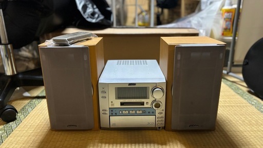 Victor ビクター CA-MX5MD ミニコンポ MD/CD 3CDチェンジャー リモコン付