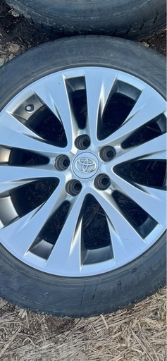 【決まりました】
トヨタ純正18インチアルミホイール 18×7.5J+55  235/50R18 2017年製造スタッドレス アルファ