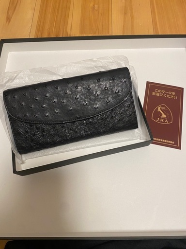 オーストリッチ　バック　財布　カードケース　セット

