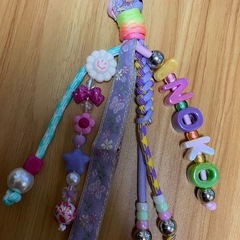 ハンドメイド♡ジャラジャラストラップの画像