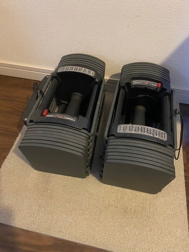 可変式ダンベル25kg・フラットベンチのセット