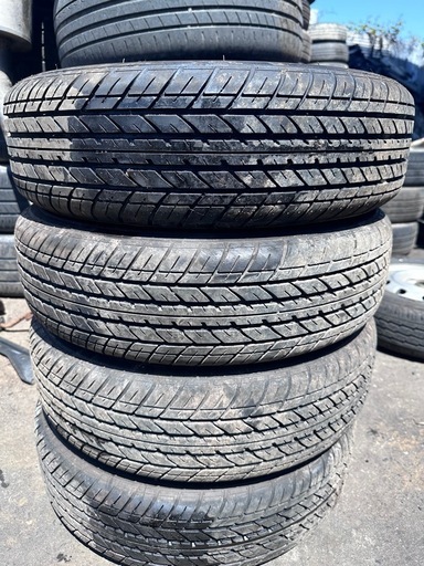 鉄ホイールタイヤセット 4本155/65R14 ヨコハマ製年2024年 4本とも溝