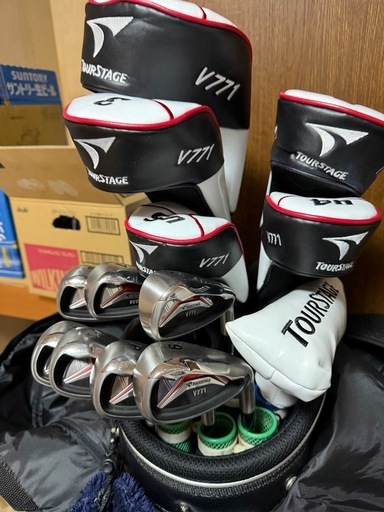 初心者推奨！豪華13本 ツアーステージ V771 メンズ ゴルフセット