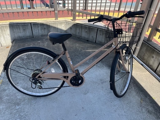 ママチャリ 自転車 26インチ 6段変速