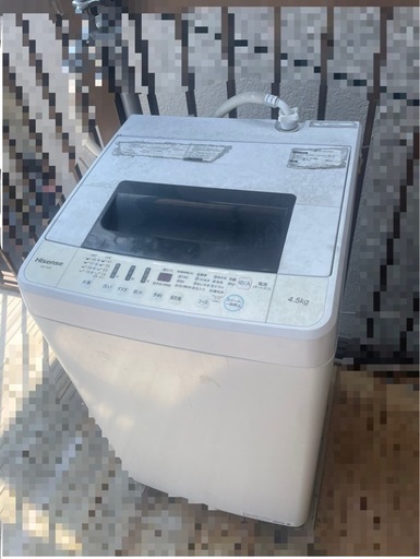 ハイセンス4.5kg 洗濯機動作品 (ma) 四条畷の生活家電《洗濯機》の中古 