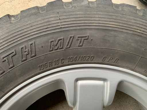 JB23W純正ホイールMTタイヤセット