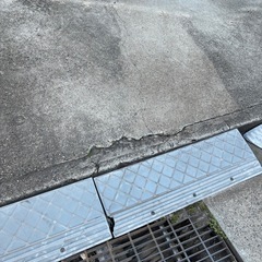 屋外用　段差スロープ　高さ9センチ　幅60センチと90センチ　奥行き27センチ程　ステップまとめての画像