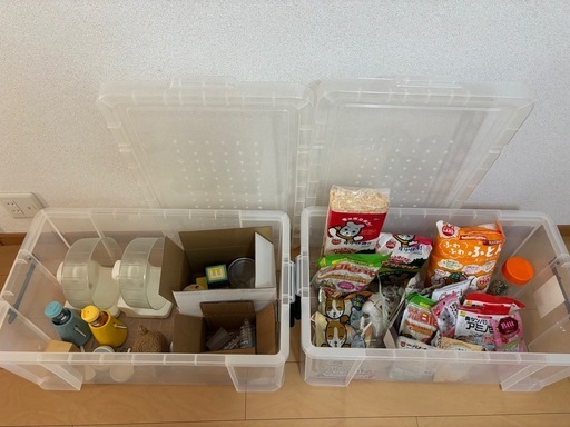 小動物・ハムスター飼育用品  2匹分