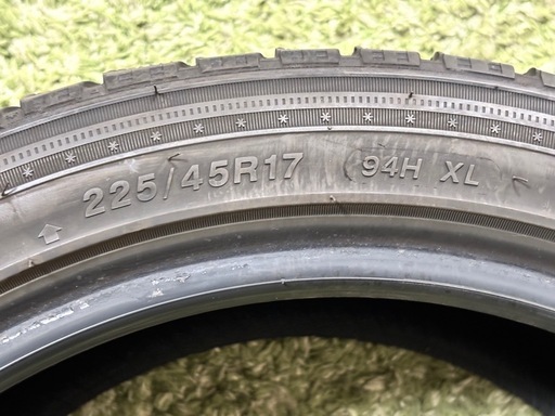 サイルン スタッドレスタイヤ 225/45R17 1本22年度