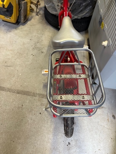 子供用自転車 18インチ　HERO MOTORS RESCUE 中古自転車　簡易メンテ済　はたらく車シリーズ　消防車