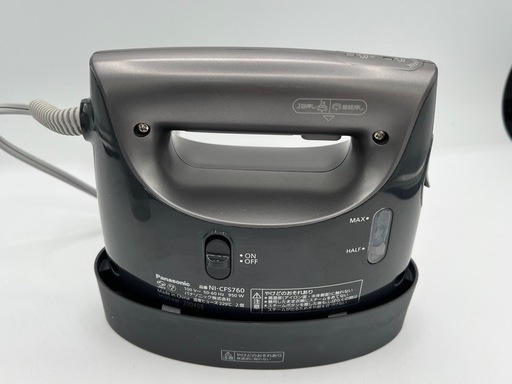 Panasonic 衣類スチーマー グレー NI-CFS760