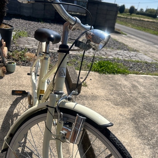 自転車 白 オフホワイト キッズ