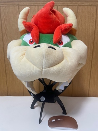 ★美品★USJマリオのクッパ被るぬいぐるみ
