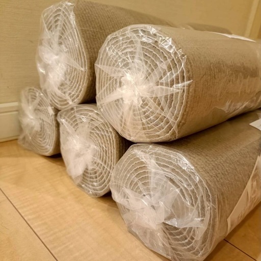 【新品】5個セット 廊下カーペット フロアマット 滑り止め ズレ防止 ペット 子供 お年寄り