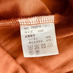 ワンピース／朱色の画像