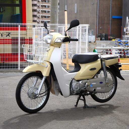 ≪★zyt3000ジ限≫ 走行極少！240km! HONDA スーパーカブ50 バージンベージュ AA04 NBC50G 2016年式 中古原付/リユースストレージ仙台 080405-53