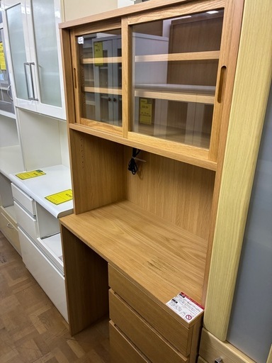 【ジャングル深井店】食器棚  ブラウン 茶 キッチン家具 家具 堺市 深井【FU457】