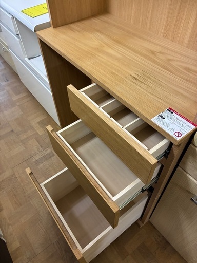 【ジャングル深井店】食器棚  ブラウン 茶 キッチン家具 家具 堺市 深井【FU457】