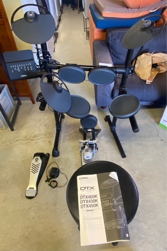 商談中　& 電子ドラムセット　YAMAHA ヤマハ　DTX drums DTX430K 動作確認済み