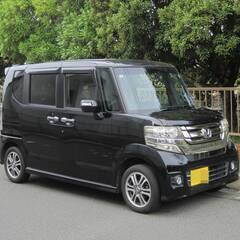 車検２年付き　Ｎ－ＢＯＸカスタム　新しい後期モデル　大型ハイトワゴン　広い　低燃費　パワフル　パワスラ　地デジTV　バックカメラの画像