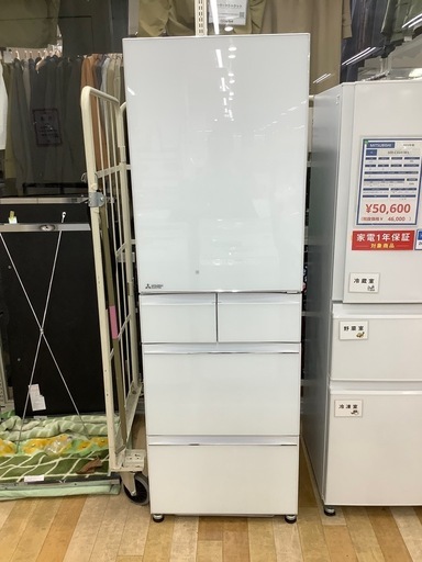 【トレファクラパーク岸和田店】5ドア冷蔵庫　MITSUBISHI 2021年製　451L　