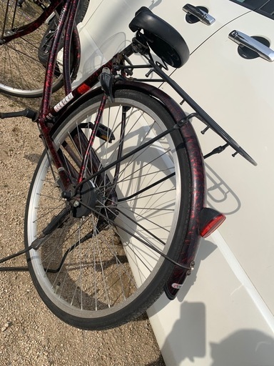自転車26インチLEDライト