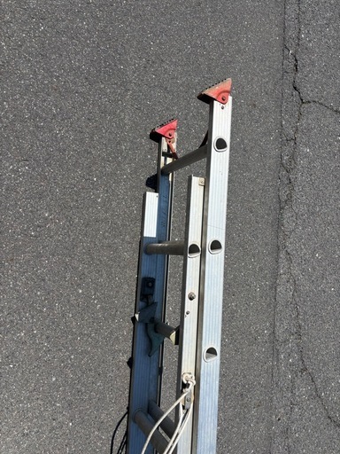 2連はしご　梯子　全長7.7mくらい　メーカー不明