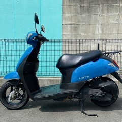 【豊橋発】自賠責R13.3 スズキ レッツ SUZUKI 書類 実働 4stの画像