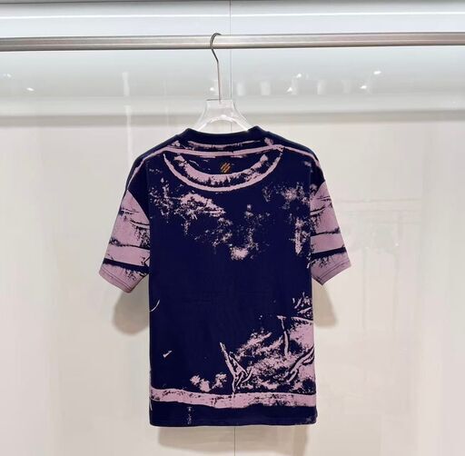 服/ファッション Louis Vuitton Script Logo Tie-Dye T-Shirt Navy L