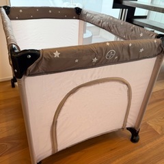 美品　ベビーベッド　プレイヤードの画像