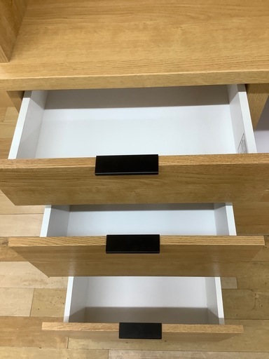 【トレファクラパーク岸和田店】ニトリ　レンジボード　 3枚扉　エトナ　ナチュラル