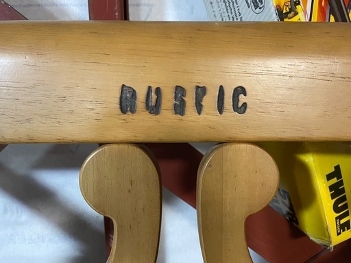 RUSTIC 木製ダイニングベンチ 天然木
