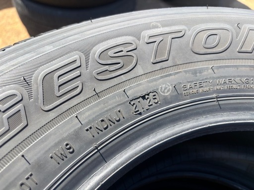 195/80R15 2025 9.5部山4本 ブリヂストン DUELER