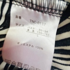 👗ゼブラ柄ロングワンピース👗の画像