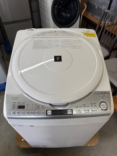 SHARP 8.0kg 洗濯機　ES-TX8D-W 2020年製