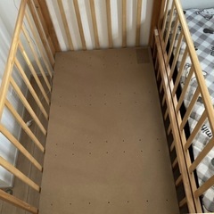 ベビーベッド　カトージの画像