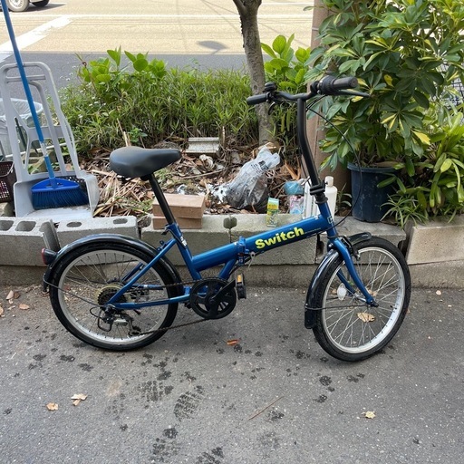 20インチミニサイクル　6段階変則ギア付き　動作良好！【リサイクルショップ道楽屋】