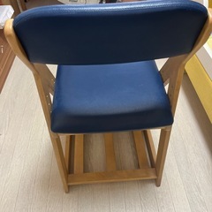 【美品】木製チェア 子供用チェア 学習椅子 ダイニングチェアの画像
