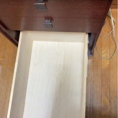 木製デスク 社長机     横幅180 袖机付きの画像