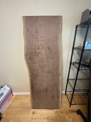 ウォールナット 無垢一枚板 天板 165cm 厚さ6cm DIY・デスク・テーブル用