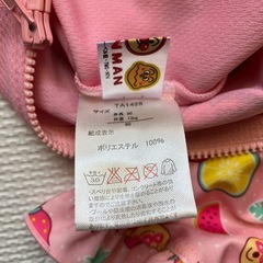 サイズ90 女の子用 水着＋ラッシュガードの画像