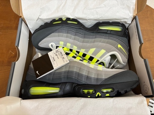 【新品】ナイキ エアマックス95 ネオン ビッグバブルUS11.5(29.5cm)NIKE.com購入品 黒タグ付き