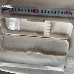 箸とスプーンとポークの食器セットはステンレス製19cm箸箱付きBOROHOUSE未使用品　の画像